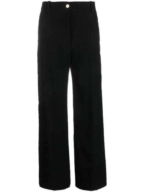 Patou Iconic Long wide-leg trousers Black TR0020134999B