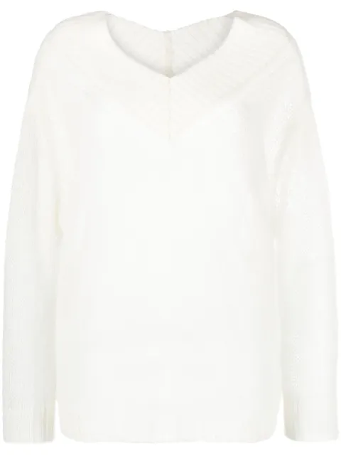 Forte Forte open-knit mohair-blend jumper Neutrals 10757MYKNIT
