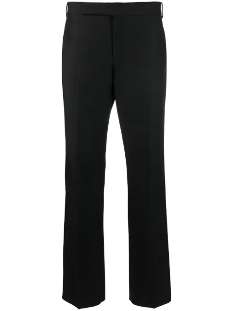 Lardini pressed-crease tapered-leg trousers Black ITPALUITAT61564