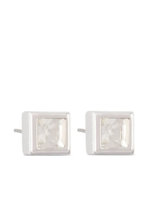 Monet Pre-Owned 1980s crystal-embellished stud earrings Silver ER025296
