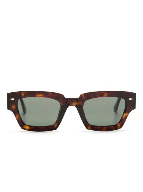 Ahlem Magenta rectangle-frame sunglasses Brown MAGENTA