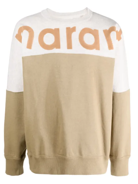 MARANT Howley ribbed sweatshirt Green SW0031HAA1M06H