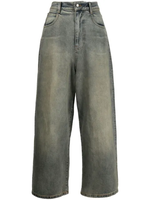 JNBY high-waisted cotton jeans Blue 5N7E11400