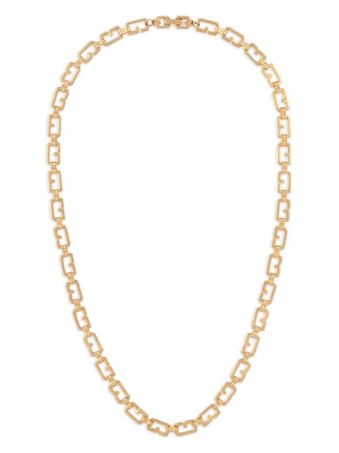 Givenchy Pre-Owned 1980s G logo chain necklace Gold NL025293