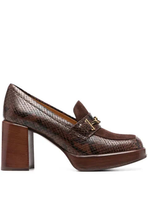 Tod's square-toe pumps Blue XXW82K0HI30SG5