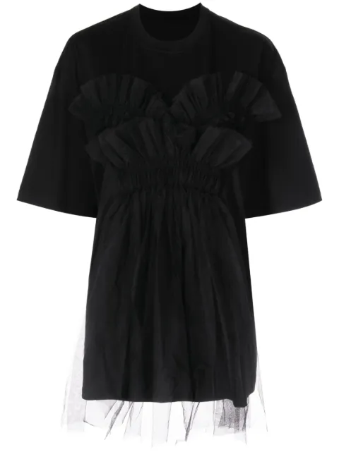 JNBY appliqué-detail cotton T-shirt Black 5N7114920