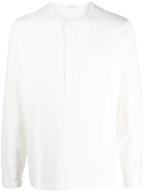 FURSAC button-up cotton sweatshirt White J2BOPATJ24