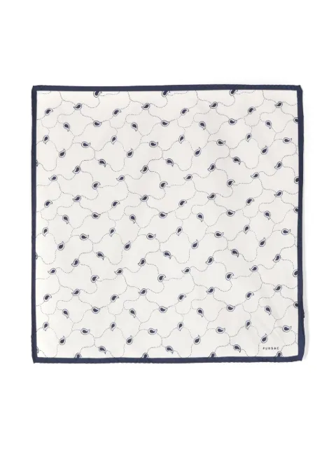 FURSAC graphic-print silk scarf White FHABO00030