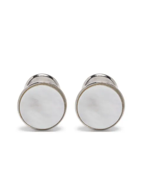 FURSAC engraved-logo detail cufflinks Silver FHABI00015