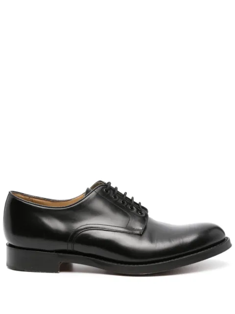 FURSAC brushed leather Derby shoes Black FHACH00032