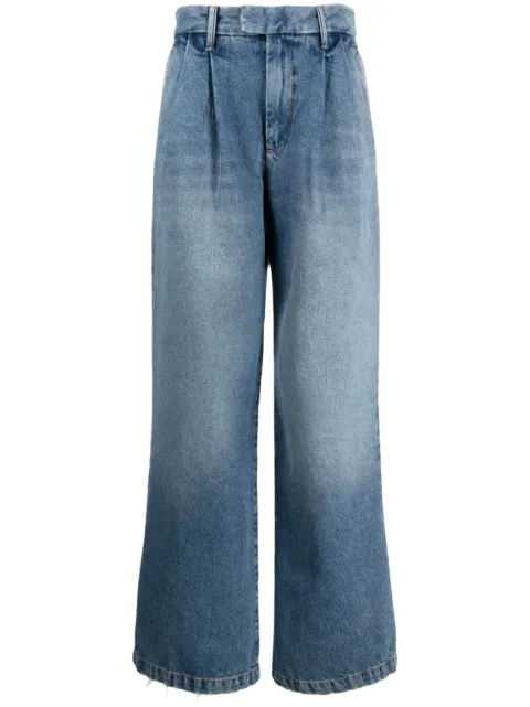 ARMARIUM mid-rise wide-leg jeans Blue ARMTMP002DE01