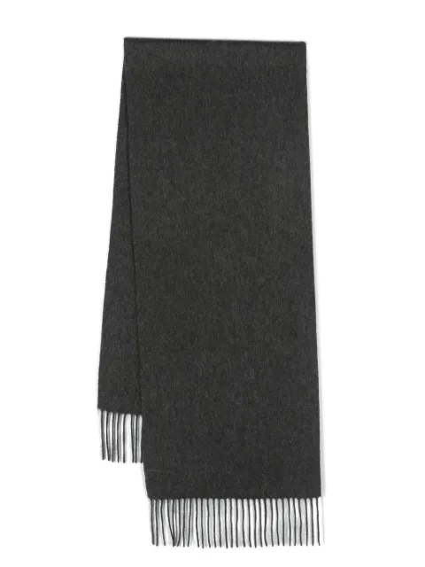 FURSAC fringed cashmere scarf Grey FHABO00040