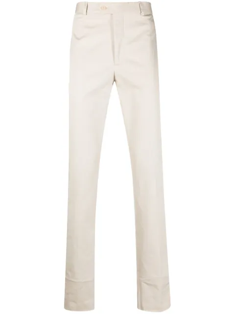 FURSAC slim-fit cotton gabardine chinos Neutrals FHPPA00028