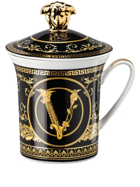 Versace Virtus Gala 30 Years porcelain mug Black 1931540372927