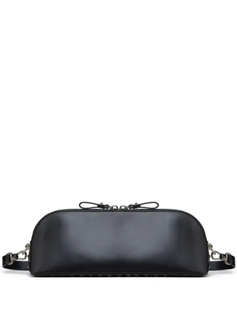 Valentino Garavani Rockstud leather clutch bag Black YB0C41ACV
