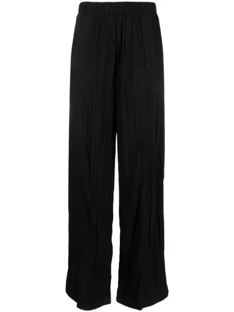 Calvin Klein straight-leg plissé trousers Black K20K205873