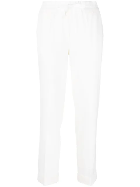 P.A.R.O.S.H. tapered drawstring trousers Neutrals D230386LILIUXY23