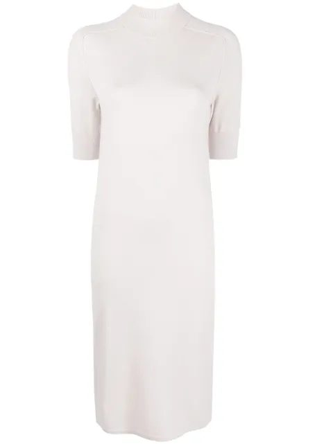 Calvin Klein ribbed-knit wool midi dress Grey K20K205751