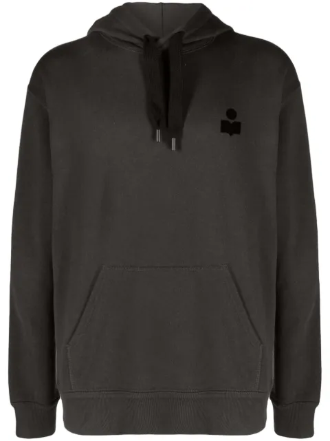 MARANT Matte hoodie Black SW0050HAA1M05H
