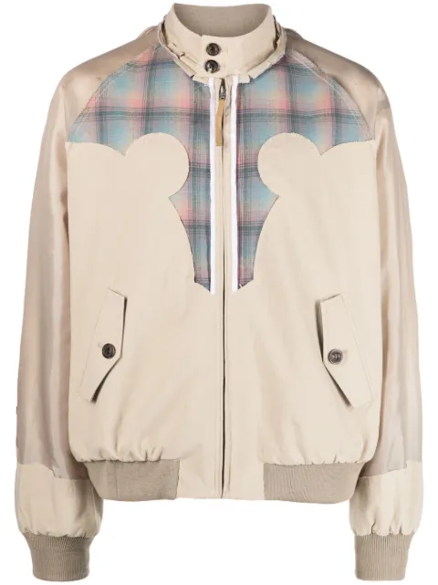 Maison Margiela x Pendleton yoke-detail bomber jacket Neutrals S67AM0056S54455