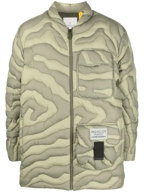Moncler x Salehe Bembury Peano down jacket Green I209D1A00003M3221