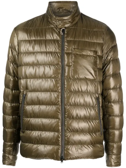 Herno quilted zip-up padded jacket Green PI00091UR12017