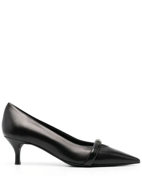 Furla Core logo-plaque pumps Black YG58FCDX30000