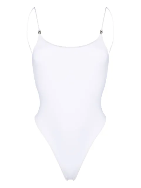 DSQUARED2 Be Icon open-back swimsuit White D6BU94700ISA01