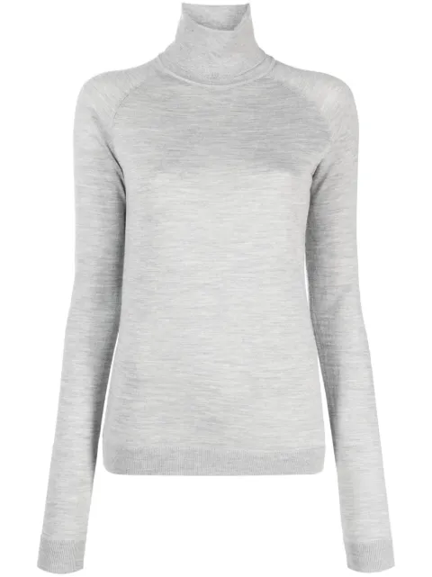 ARMARIUM roll-neck fine-knit jumper Grey ARMTMKN04WS02