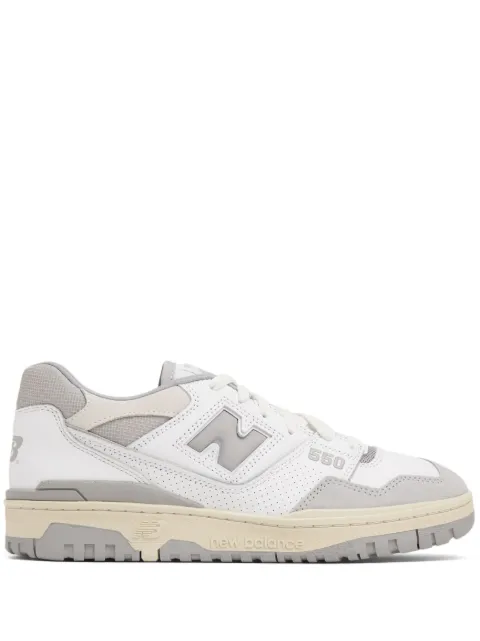 New Balance 550 logo-embossed leather sneakers White BB550NEA