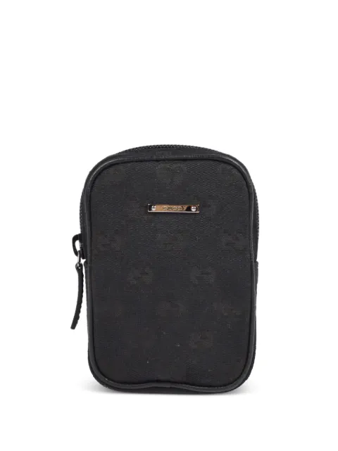 Gucci Pre-Owned 1990-2000 Classic GG Canvas mini zipped pouch Black 1152491147