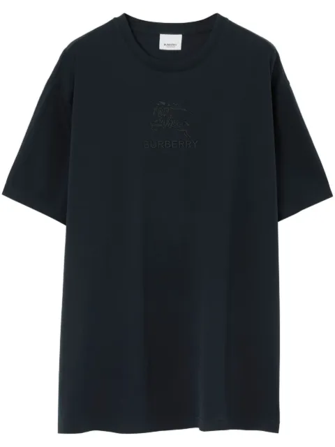 Burberry EKD cotton T-Shirt Blue 8072008