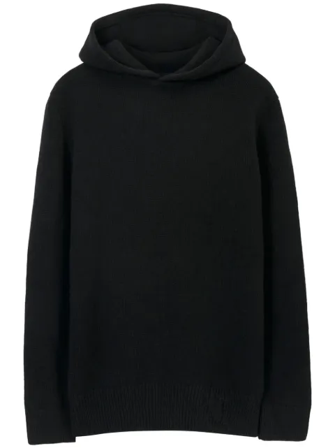 Burberry EKD wool-cashmere hoodie Black 8072113