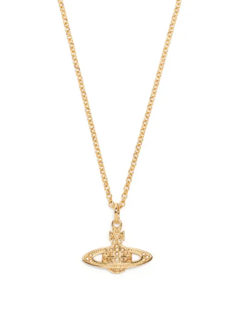 Vivienne Westwood Mini Bas Relief motif necklace Gold 6302008602R121CN