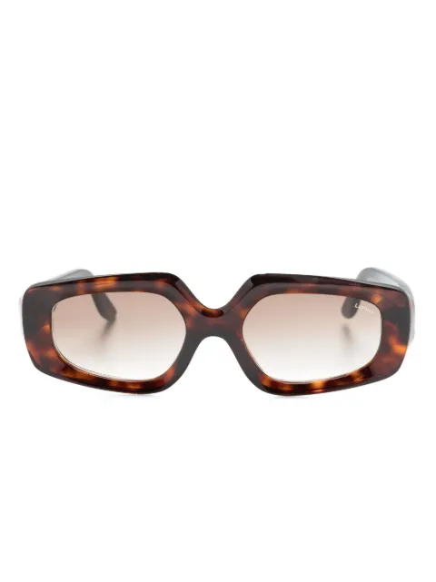 Lapima Joana rectangle-frame sunglasses Brown JOANA