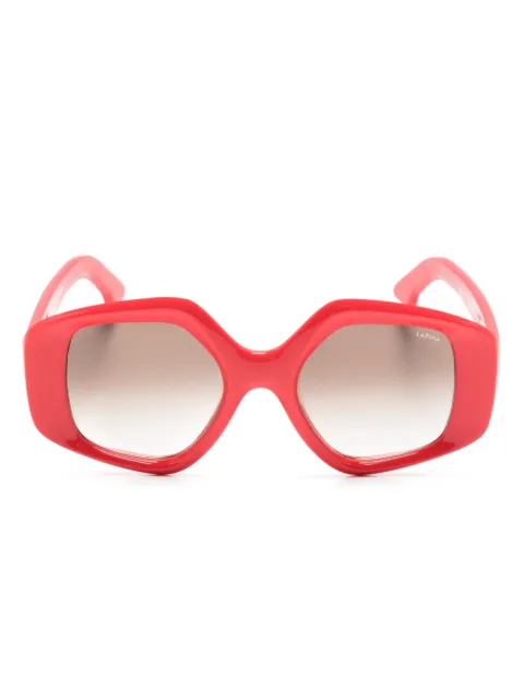 Lapima Stella oversize-frame sunglasses Red STELLA