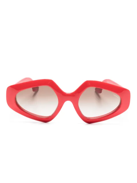 Lapima Antonia oversize-frame sunglasses Red ANTONIA