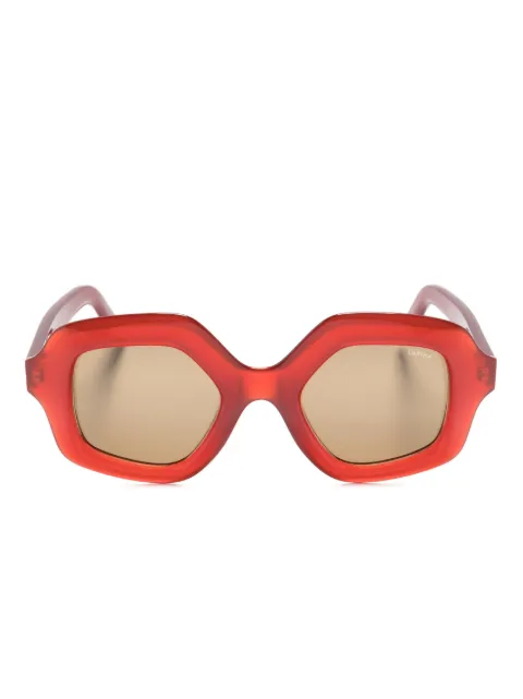 Lapima Cecilia oversized-frame sunglasses Red CECILIA