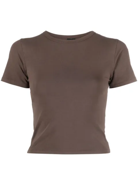 ENTIRE STUDIOS short-sleeved organic-cotton T-shirt Brown ES2251