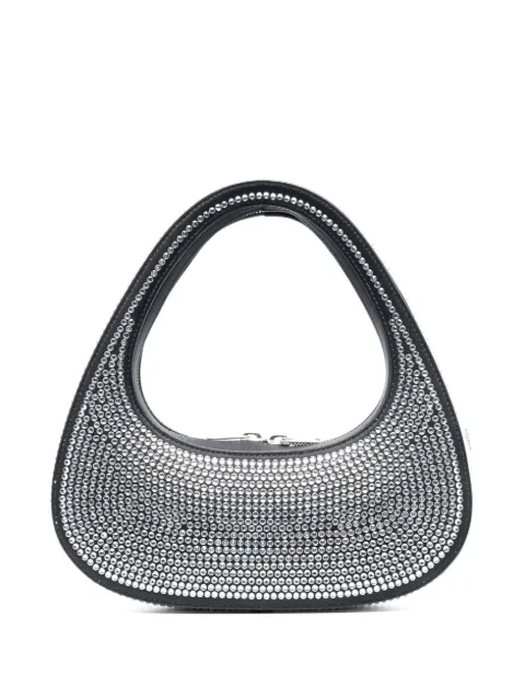 Coperni mini Swipe rhinestone-embellished tote bag Black COPBA04455