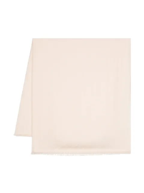 PINKO fringed-edge rectangular scarf Pink 100308Y616