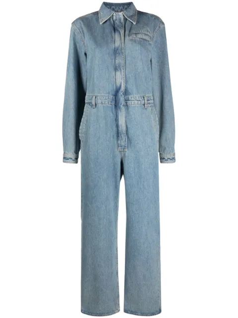 LouLou de Saison Panay denim jumpsuit Black PANAY