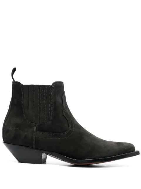 Sonora Hidalgo 50mm suede ankle boots Black HIM35EPESUO05W