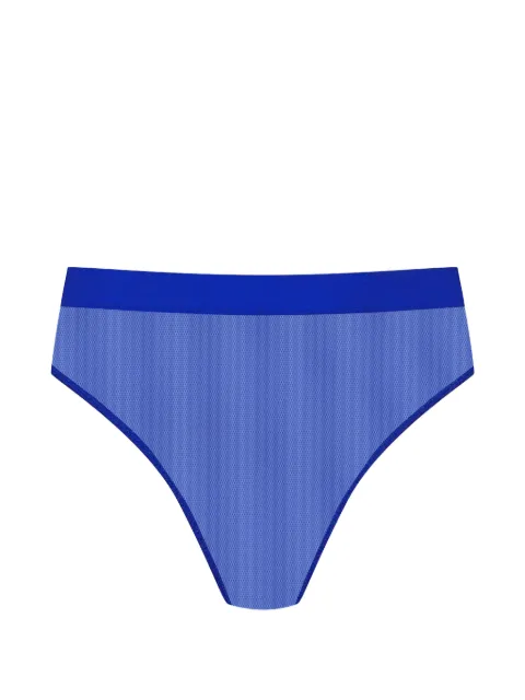 Maison Close Corps à Corps Neon high-waisted thong Blue 561634