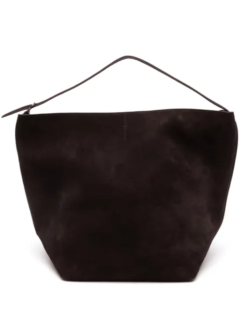 TOTEME belted suede tote bag Brown 234WLGBG038LE0004040