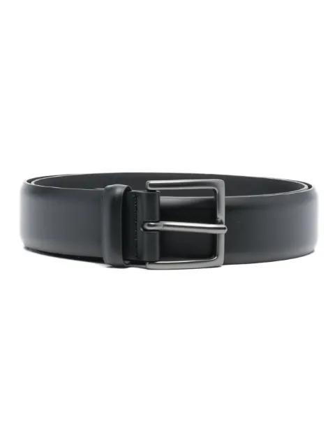 Orciani buckle-fastening leather belt Black U08201
