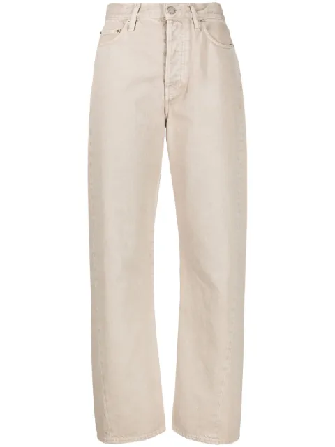 TOTEME Twisted Seam straight-leg jeans Neutrals 234240748373