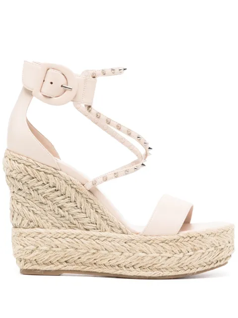Christian Louboutin Chocazeppa Spikes wedge sandals Pink 3230581