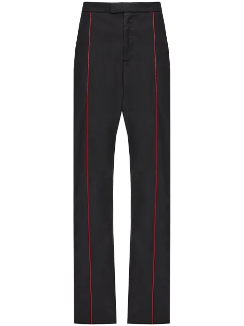 Ferragamo contrasting-trim cotton track pants Black 767242