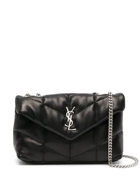 Saint Laurent quilted leather shoulder bag Black 7593371EL00